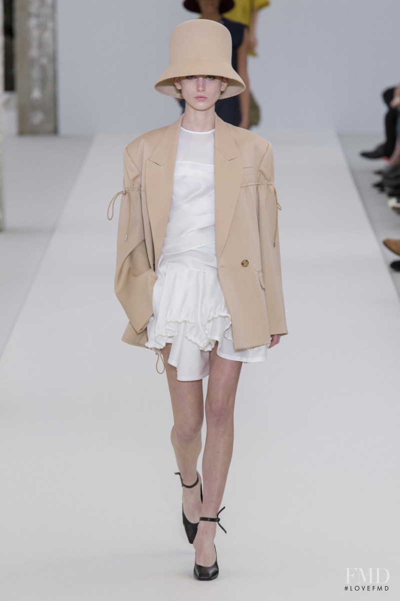 Claire Delozier featured in  the Nina Ricci fashion show for Autumn/Winter 2019