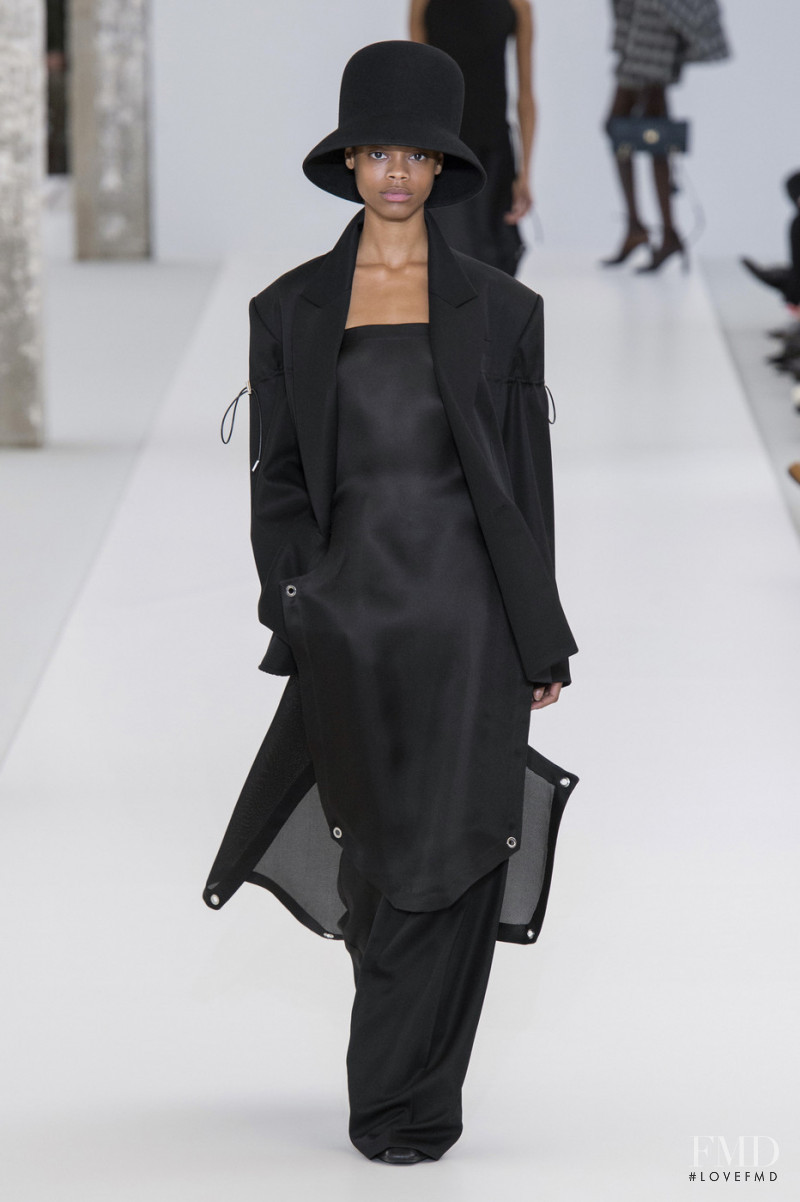 Aaliyah Hydes featured in  the Nina Ricci fashion show for Autumn/Winter 2019