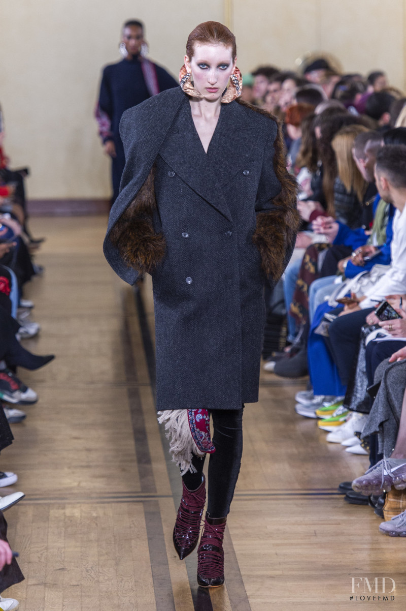 Lorna Foran featured in  the Y/Project fashion show for Autumn/Winter 2019