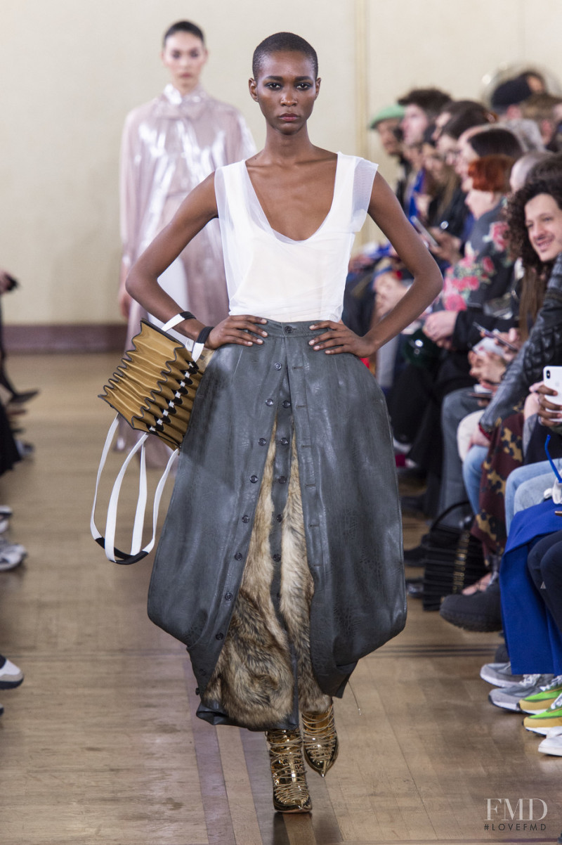 Mahany Pery featured in  the Y/Project fashion show for Autumn/Winter 2019