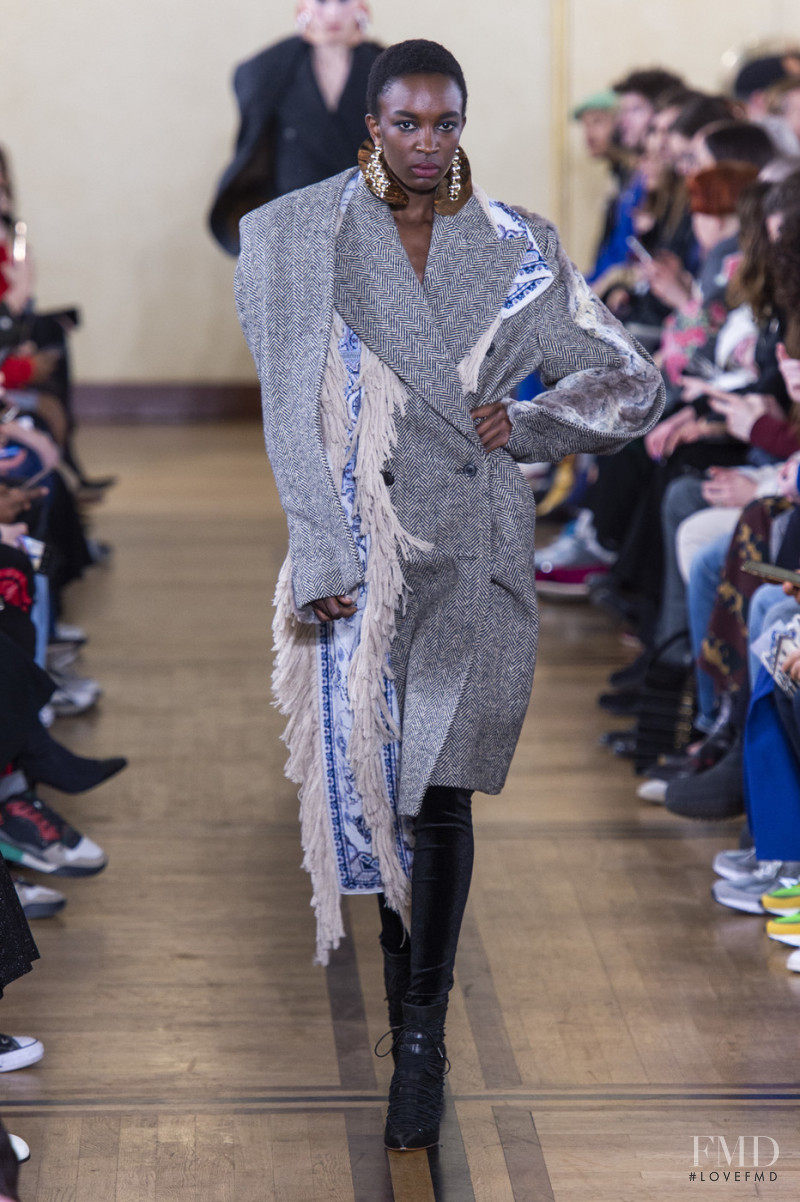 Nicole Atieno featured in  the Y/Project fashion show for Autumn/Winter 2019
