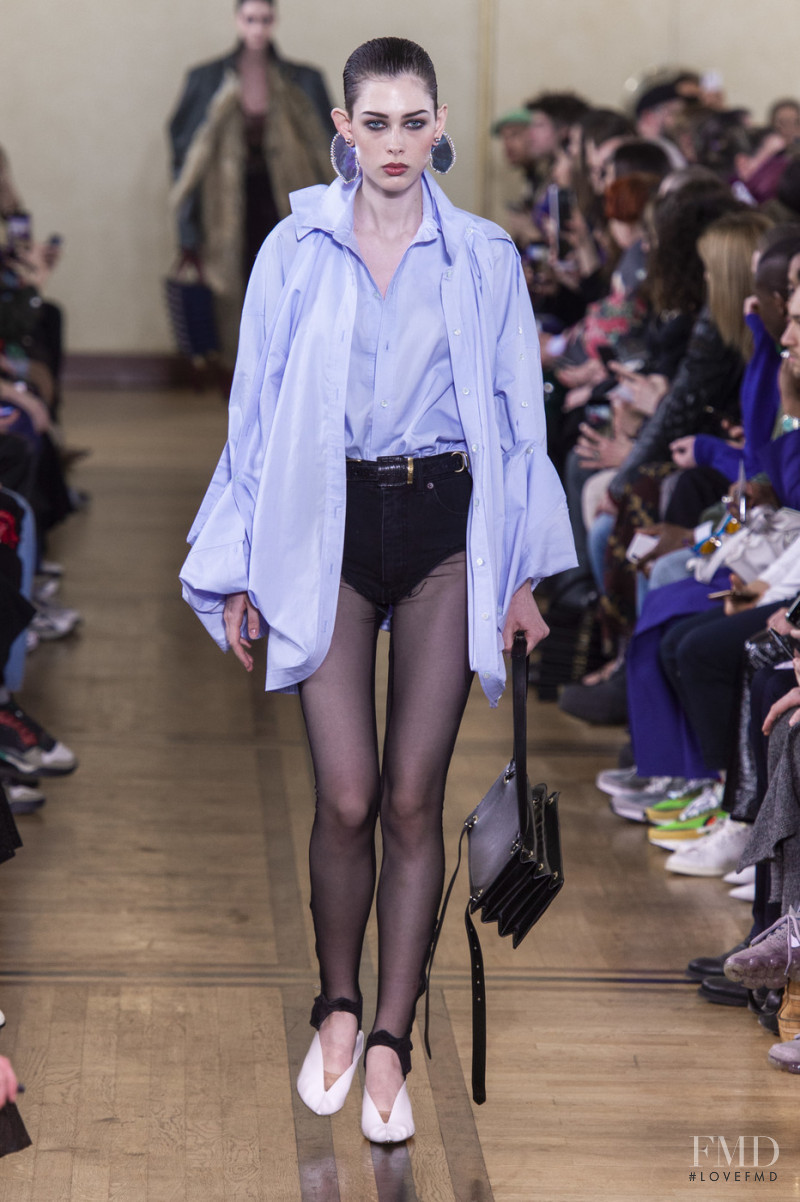 Pia Ekman featured in  the Y/Project fashion show for Autumn/Winter 2019