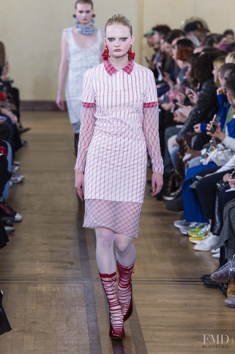 Unia Pakhomova featured in  the Y/Project fashion show for Autumn/Winter 2019