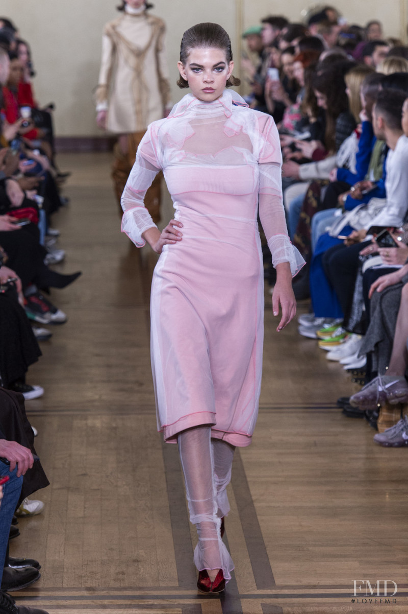Nelly Vakulenko featured in  the Y/Project fashion show for Autumn/Winter 2019