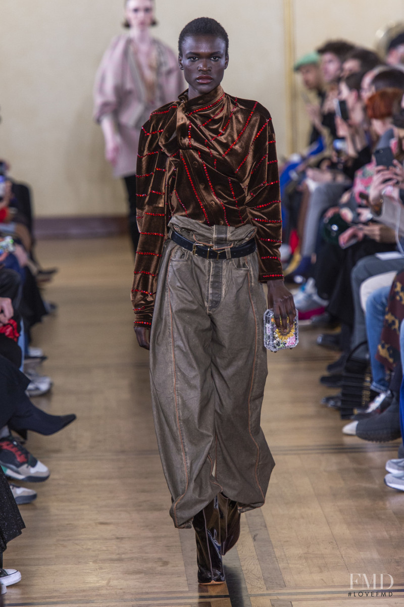 Awar Mou featured in  the Y/Project fashion show for Autumn/Winter 2019