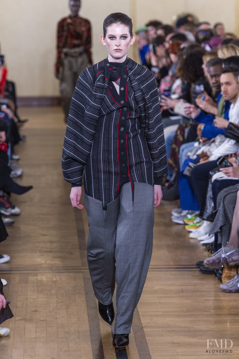 Freya Lawrence featured in  the Y/Project fashion show for Autumn/Winter 2019