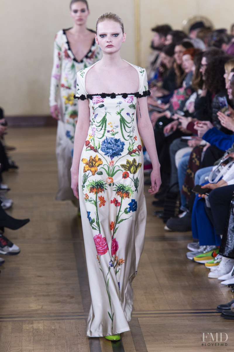 Unia Pakhomova featured in  the Y/Project fashion show for Autumn/Winter 2019