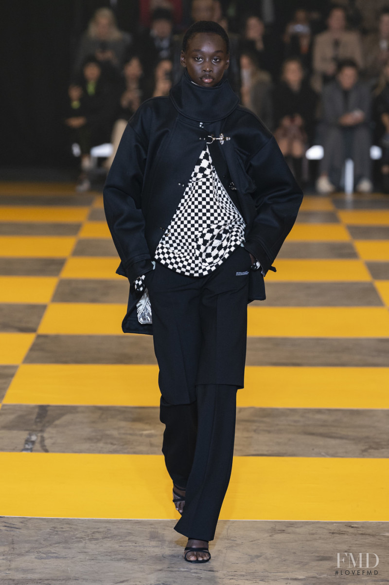 Sabah Koj featured in  the Off-White fashion show for Autumn/Winter 2019