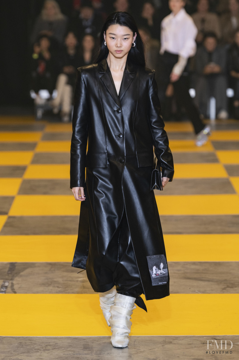 Yoon Young Bae featured in  the Off-White fashion show for Autumn/Winter 2019