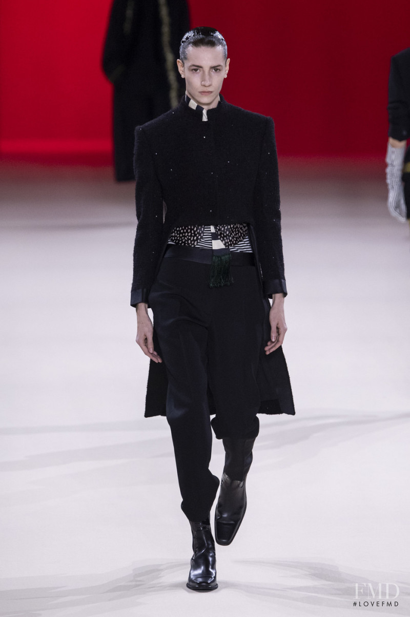 Krow Kian featured in  the Haider Ackermann fashion show for Autumn/Winter 2019