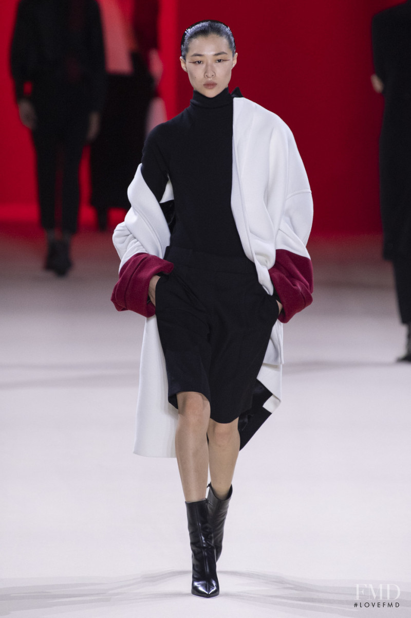Chu Wong featured in  the Haider Ackermann fashion show for Autumn/Winter 2019