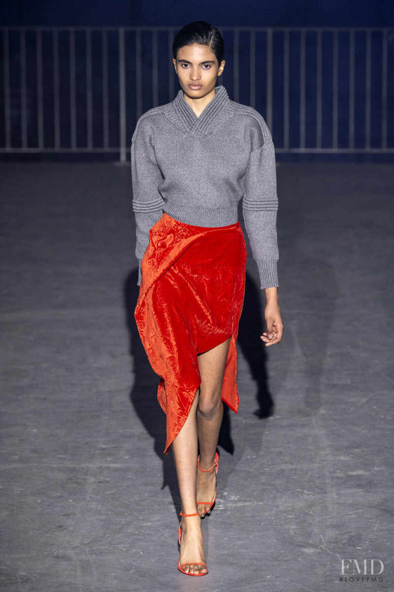 Priscilla Cheseaux featured in  the Atlein fashion show for Autumn/Winter 2019