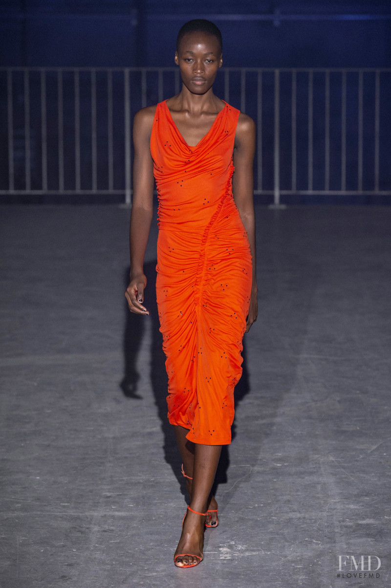 Michele Opiyo featured in  the Atlein fashion show for Autumn/Winter 2019