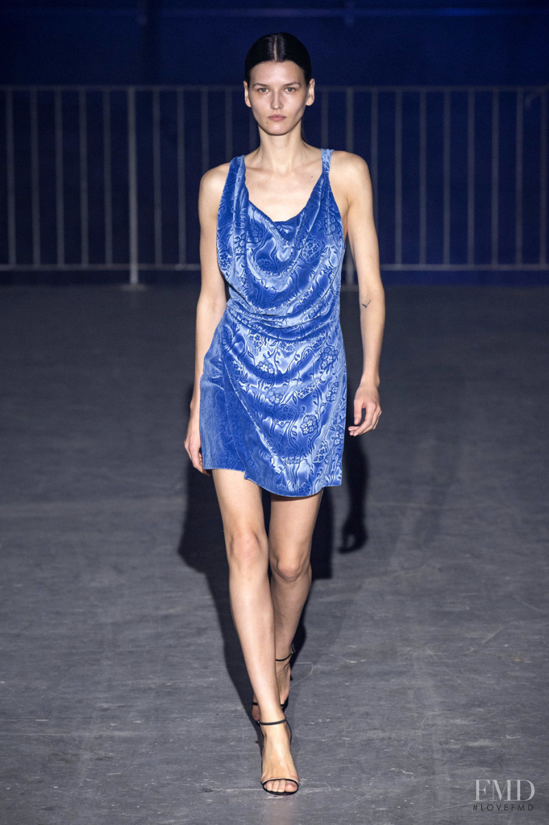 Katlin Aas featured in  the Atlein fashion show for Autumn/Winter 2019