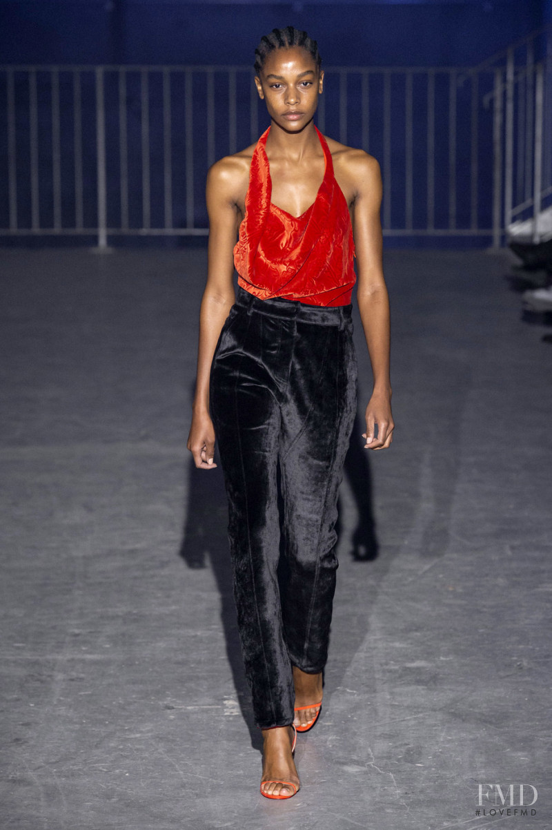 Karly Loyce featured in  the Atlein fashion show for Autumn/Winter 2019