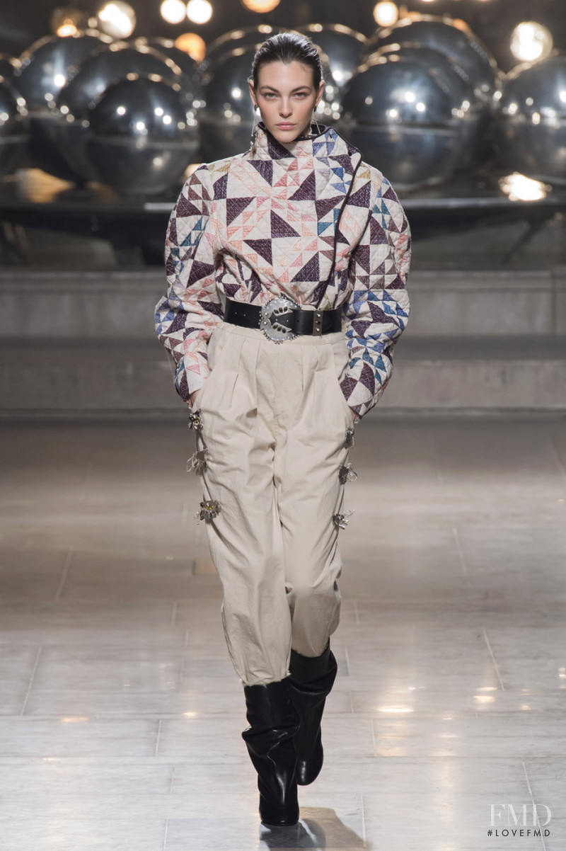 Vittoria Ceretti featured in  the Isabel Marant fashion show for Autumn/Winter 2019