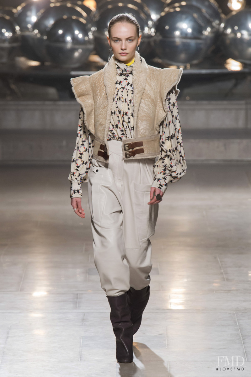 Fran Summers featured in  the Isabel Marant fashion show for Autumn/Winter 2019