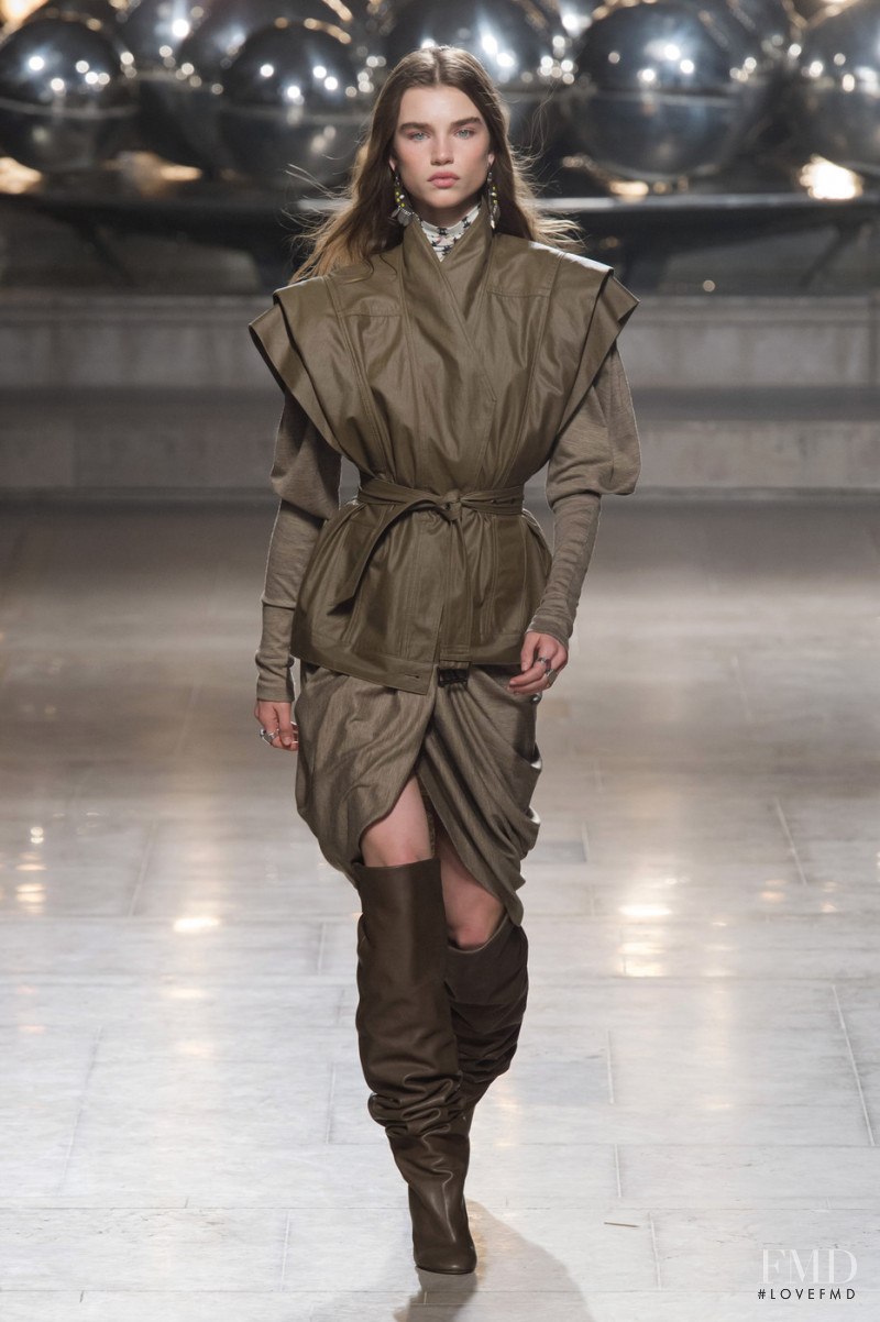 Meghan Roche featured in  the Isabel Marant fashion show for Autumn/Winter 2019