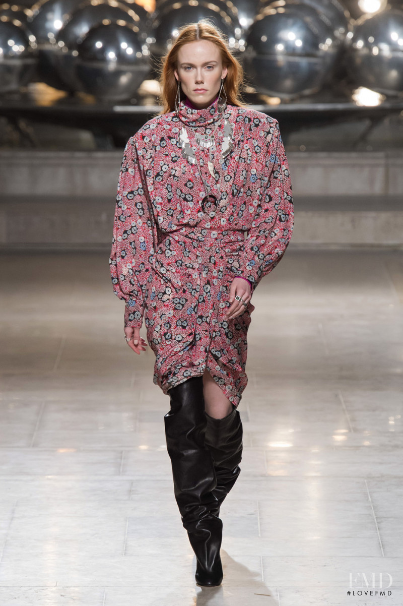 Kiki Willems featured in  the Isabel Marant fashion show for Autumn/Winter 2019