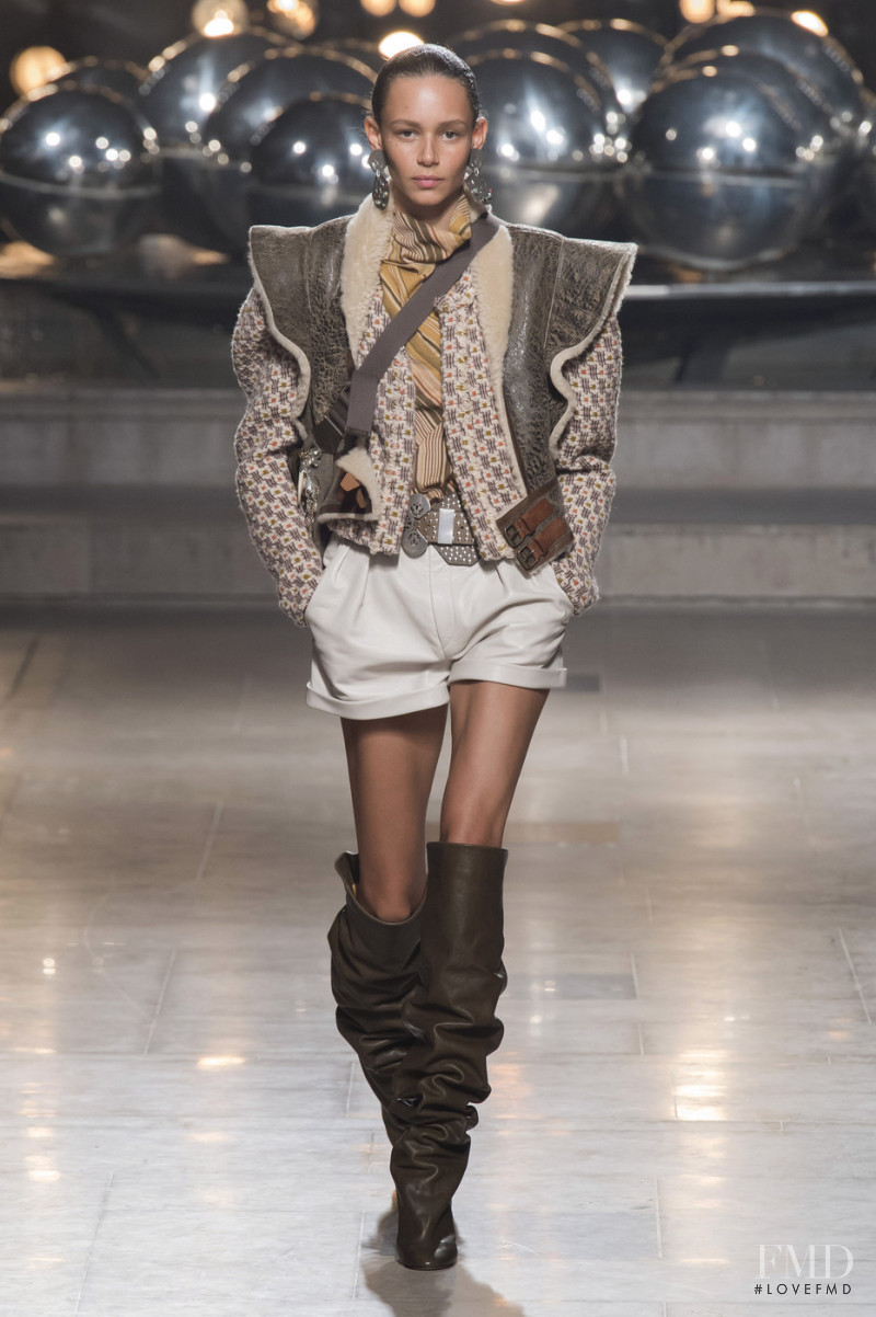 Binx Walton featured in  the Isabel Marant fashion show for Autumn/Winter 2019