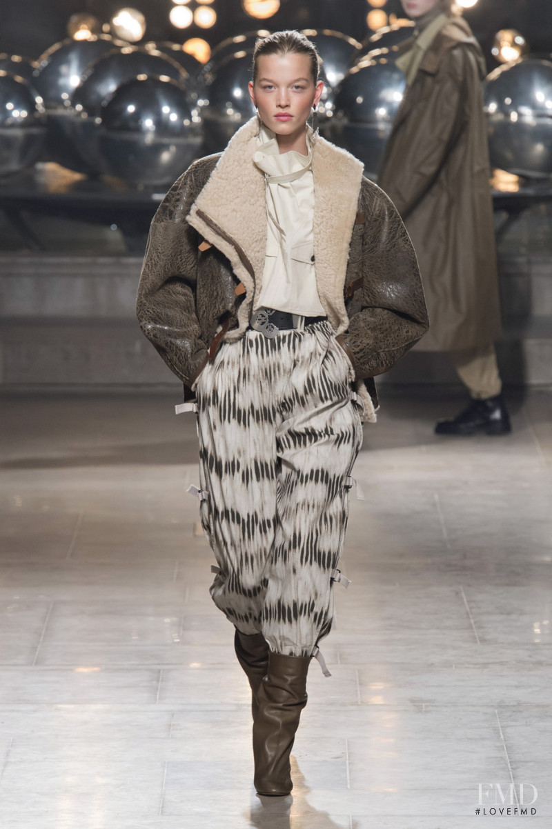 Laurijn Bijnen featured in  the Isabel Marant fashion show for Autumn/Winter 2019