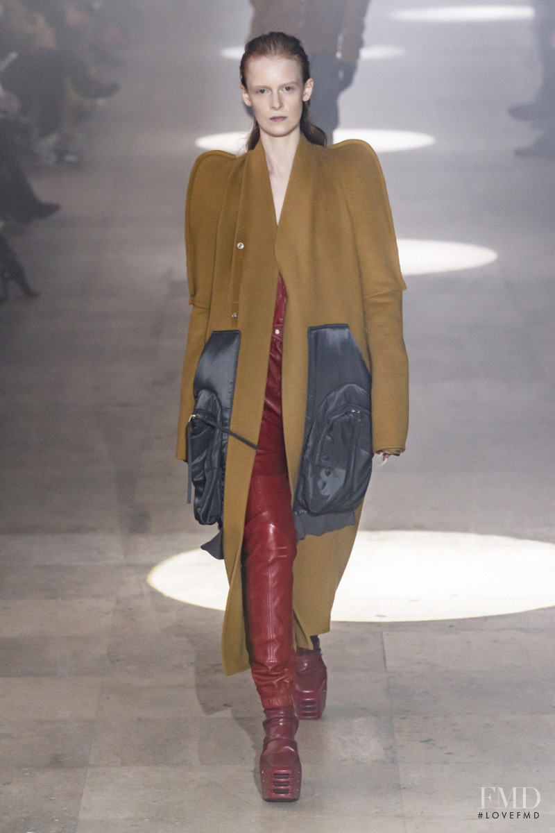 Victoria Schons featured in  the Rick Owens fashion show for Autumn/Winter 2019