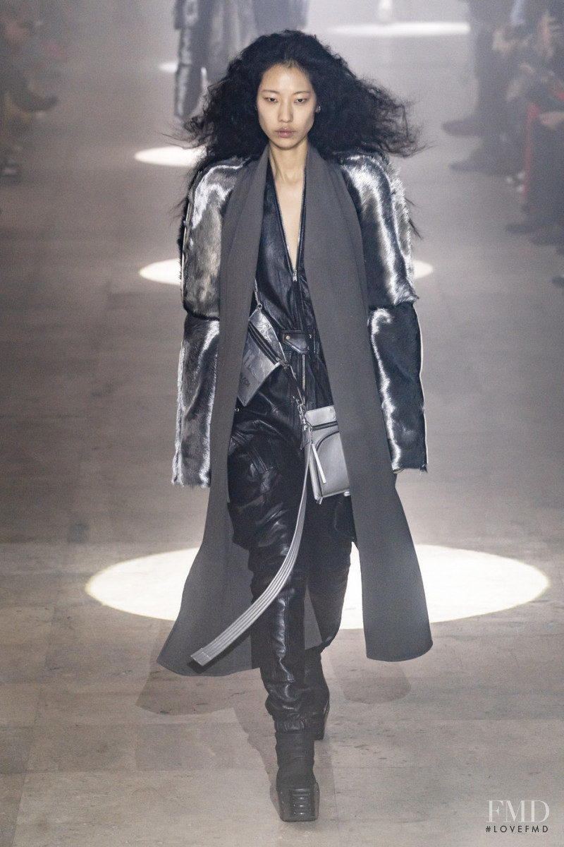 Heejung Park featured in  the Rick Owens fashion show for Autumn/Winter 2019