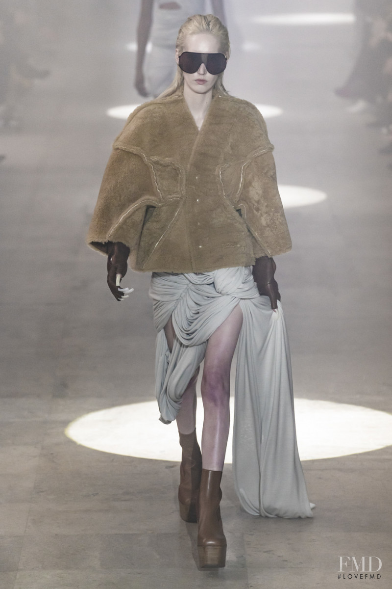Halo Berge featured in  the Rick Owens fashion show for Autumn/Winter 2019
