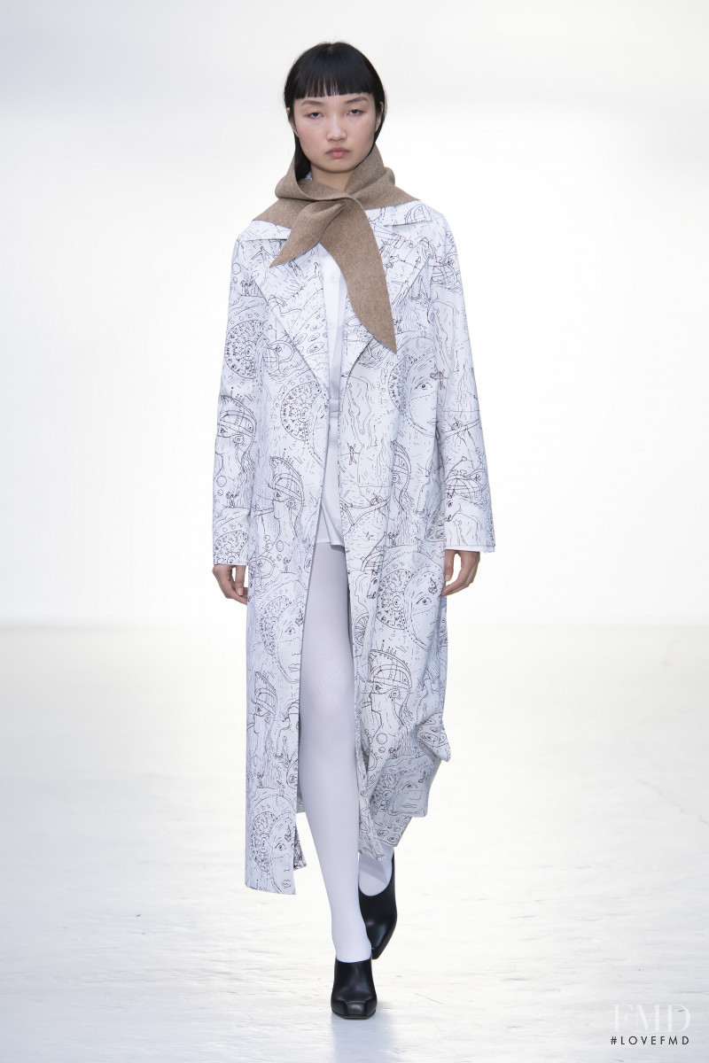Zhong Liye featured in  the Nehera fashion show for Autumn/Winter 2019