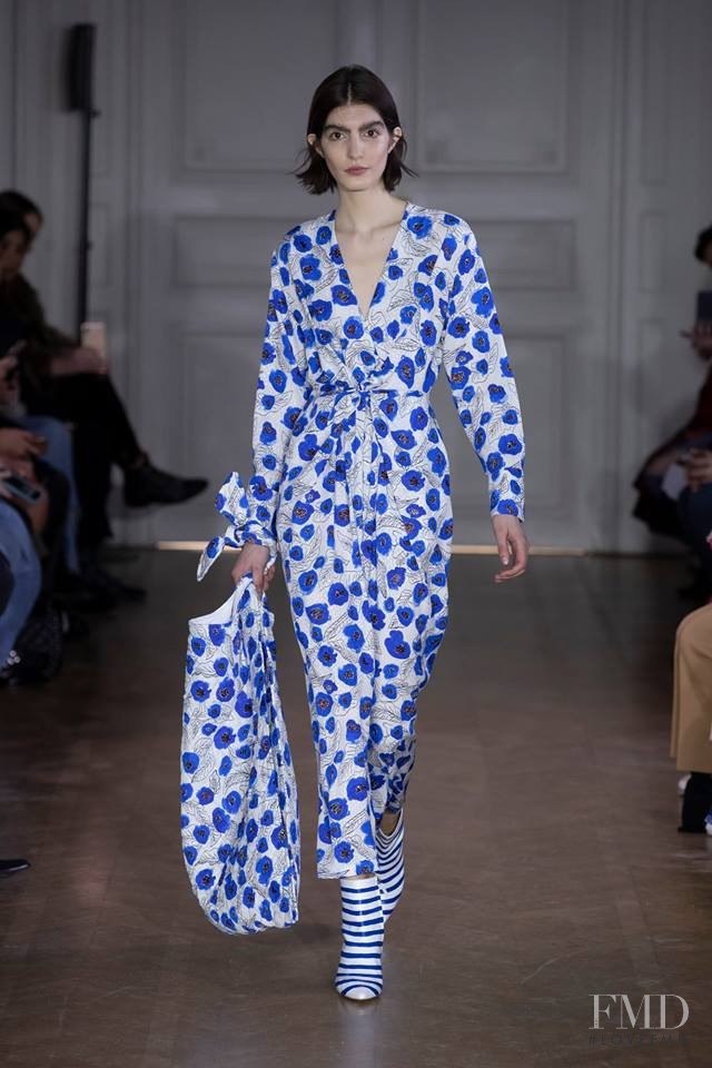 Agostina Martinez featured in  the Christian Wijnants fashion show for Autumn/Winter 2019