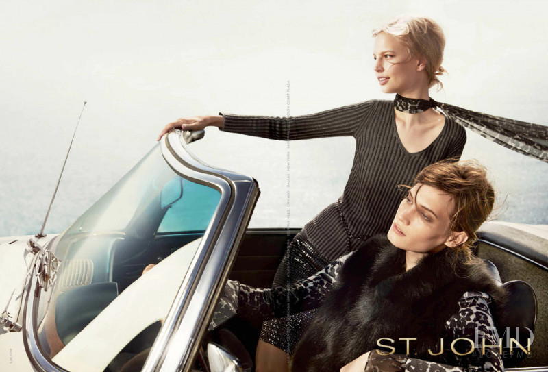 Elisabeth Erm featured in  the St. John advertisement for Autumn/Winter 2015