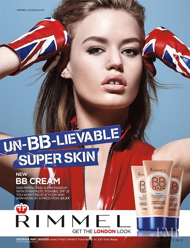 Georgia May Jagger featured in  the Rimmel BB Dream advertisement for Spring/Summer 2013