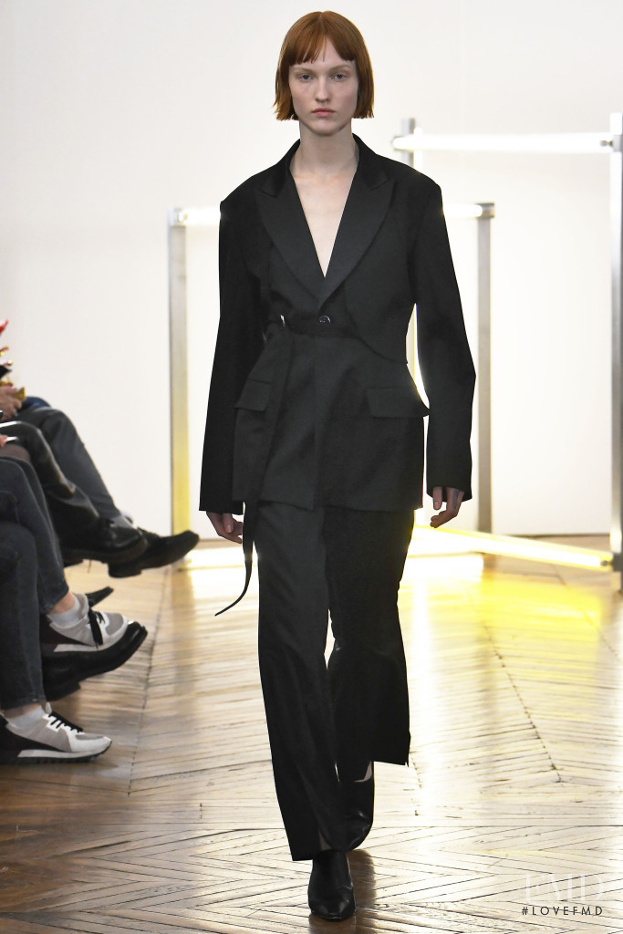 Ina Maribo Jensen featured in  the Gauchere fashion show for Autumn/Winter 2019