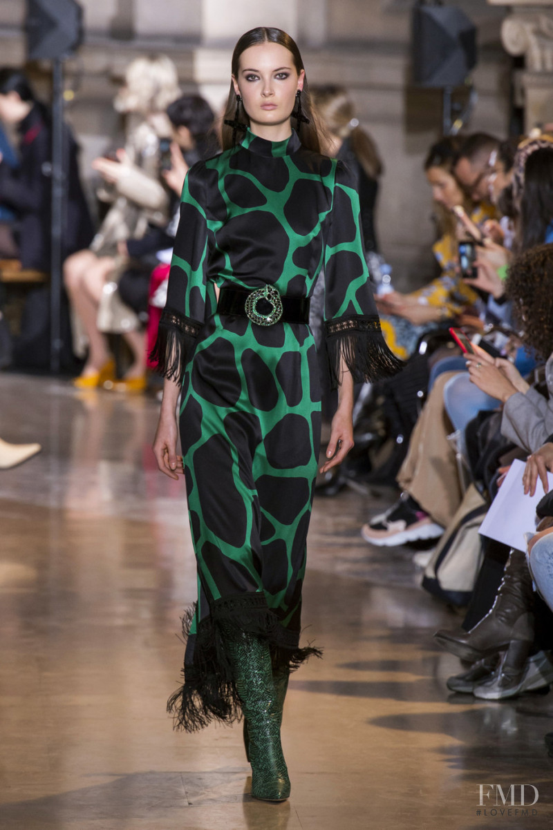 Claudia Bonetti featured in  the Andrew Gn fashion show for Autumn/Winter 2019
