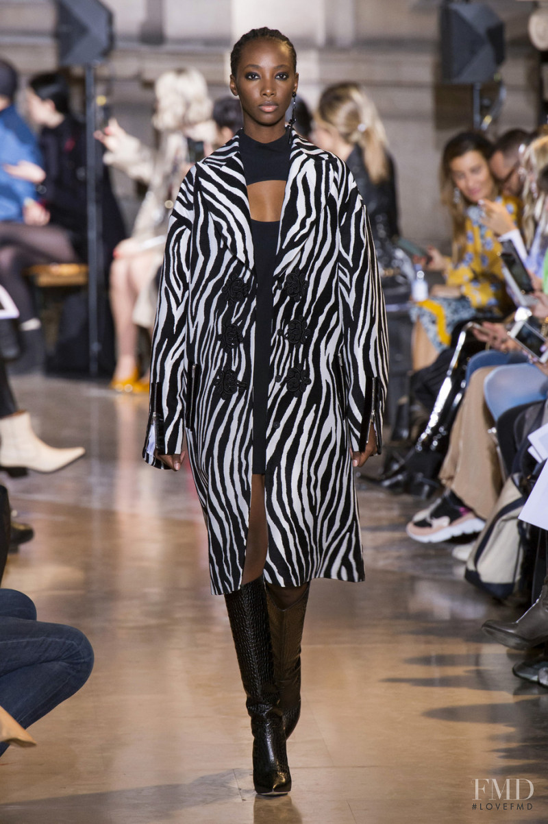 Shanniel Williams featured in  the Andrew Gn fashion show for Autumn/Winter 2019