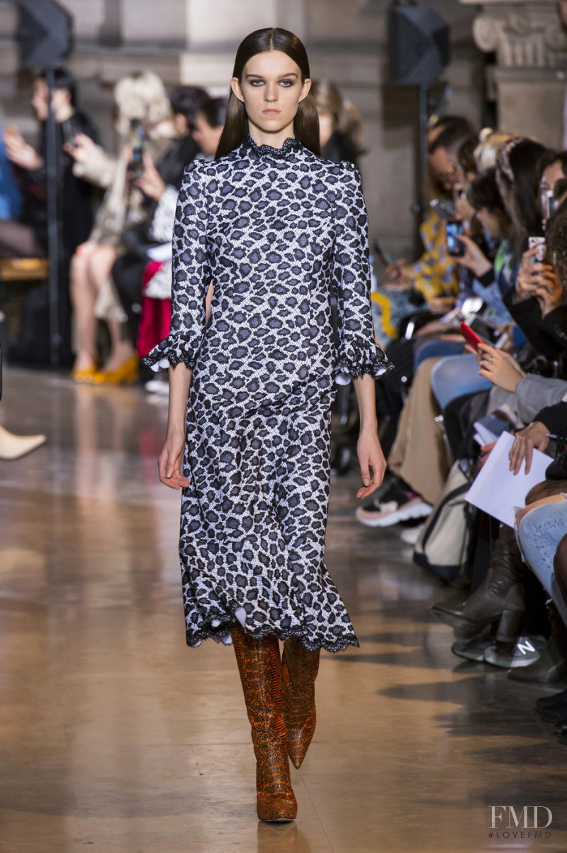Hannah Cottam featured in  the Andrew Gn fashion show for Autumn/Winter 2019