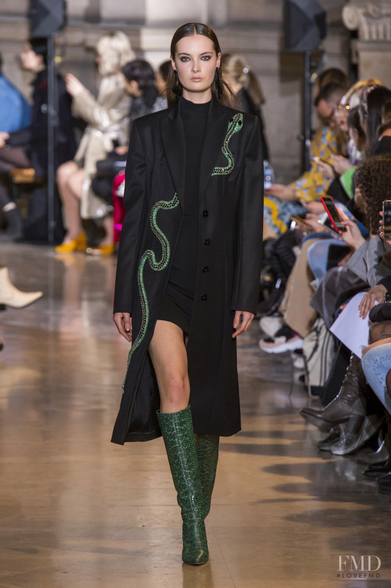 Claudia Bonetti featured in  the Andrew Gn fashion show for Autumn/Winter 2019