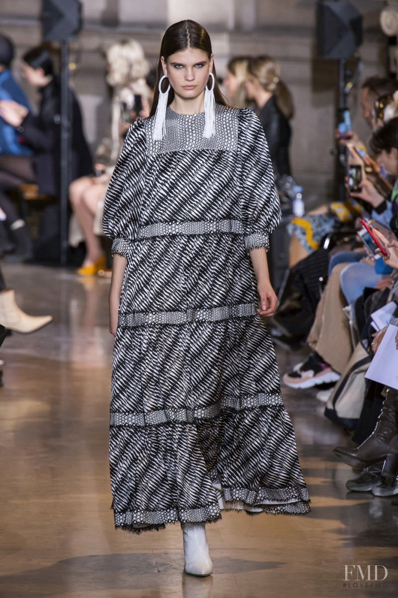 Katya Lashko featured in  the Andrew Gn fashion show for Autumn/Winter 2019