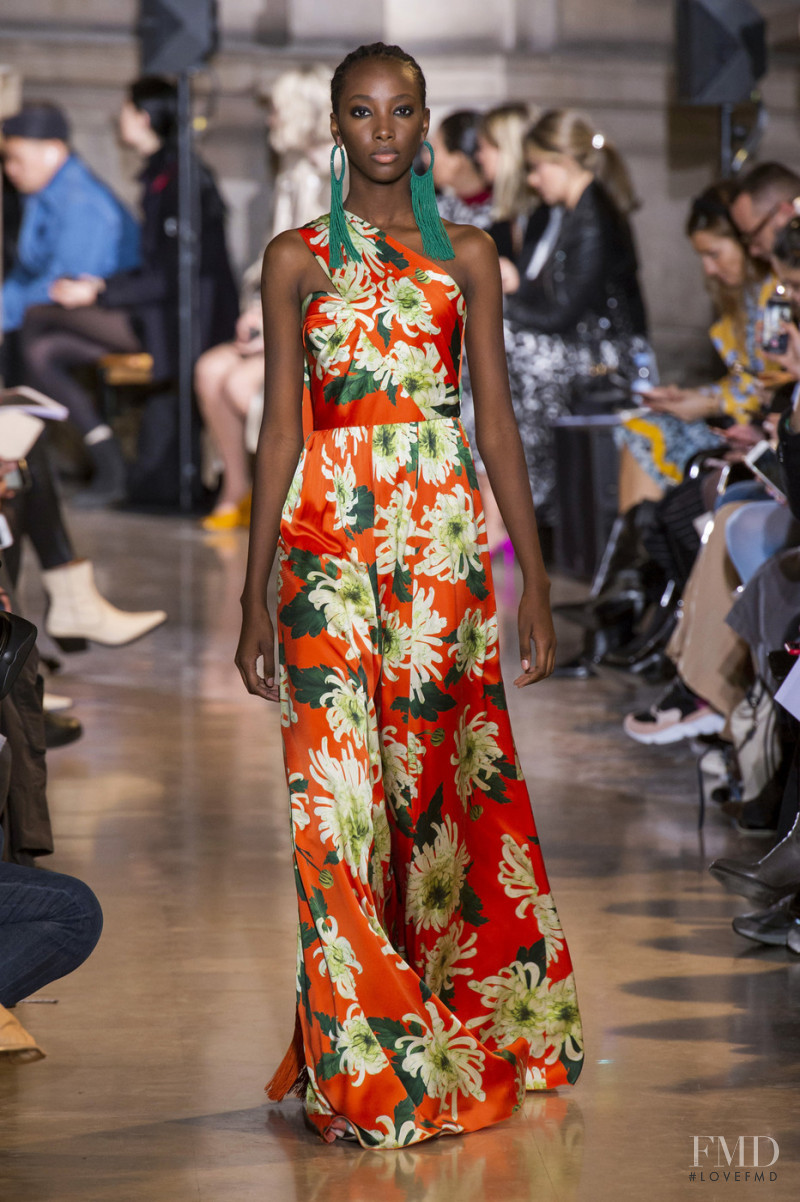 Shanniel Williams featured in  the Andrew Gn fashion show for Autumn/Winter 2019