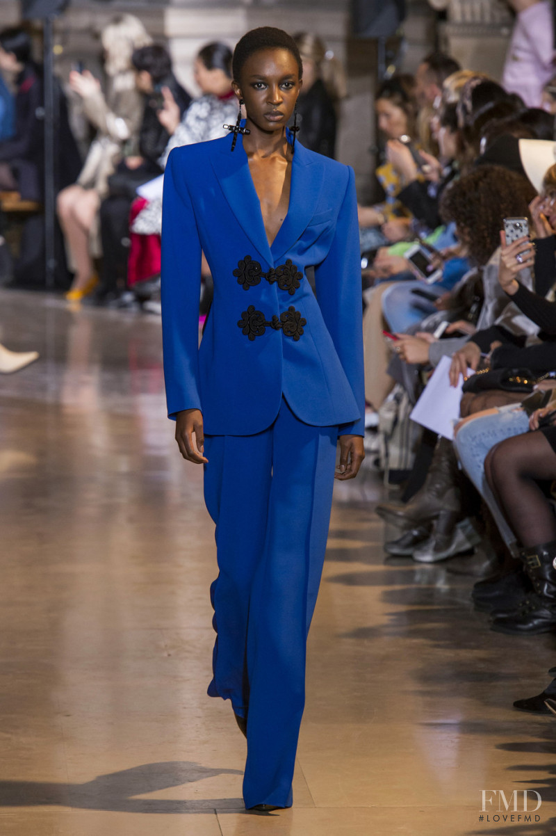 Nicole Atieno featured in  the Andrew Gn fashion show for Autumn/Winter 2019