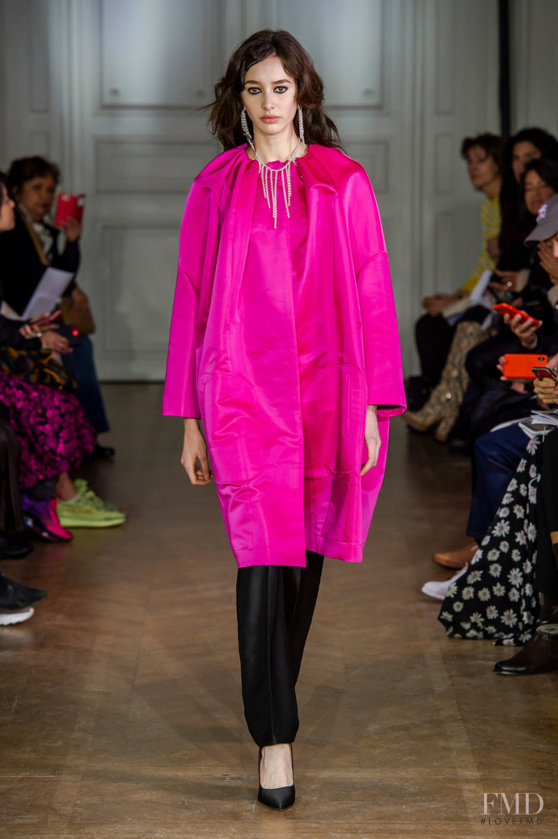 Karime Bribiesca featured in  the Lutz Huelle fashion show for Autumn/Winter 2019