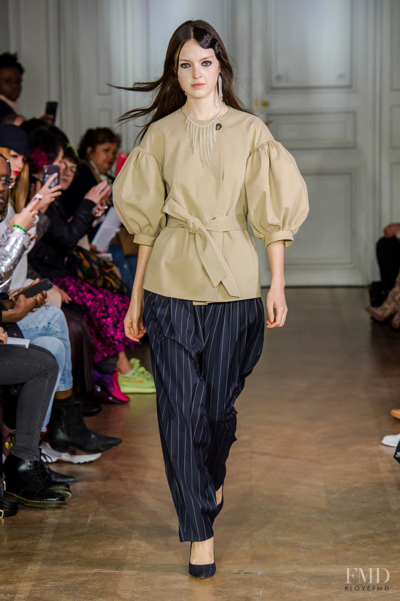 Kalyn Joy Waide featured in  the Lutz Huelle fashion show for Autumn/Winter 2019