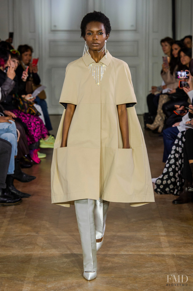 Vaquel Tyies featured in  the Lutz Huelle fashion show for Autumn/Winter 2019