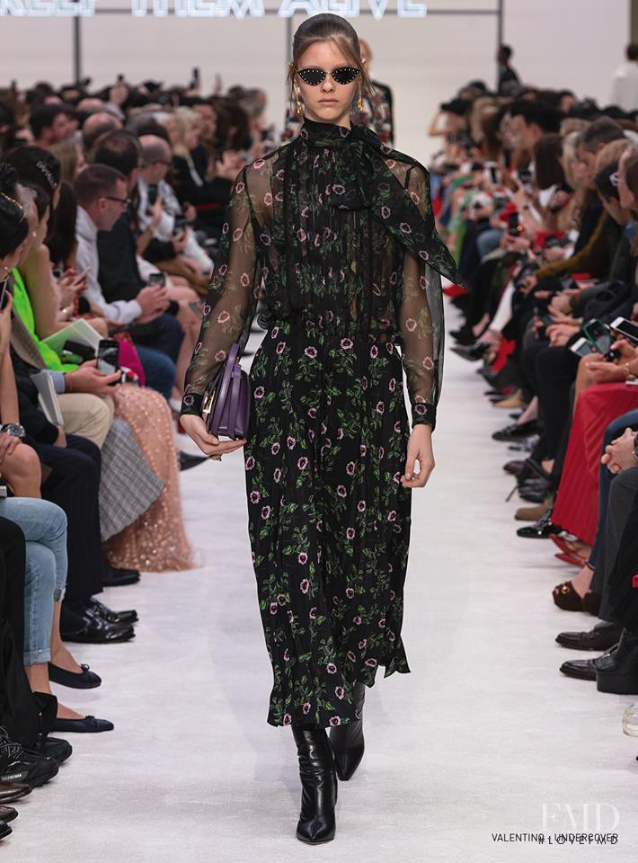 Olivia OBrien featured in  the Valentino fashion show for Autumn/Winter 2019