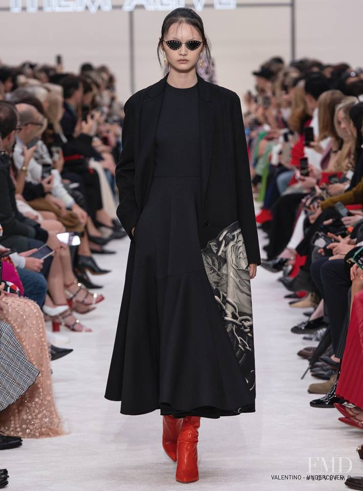 Cong He featured in  the Valentino fashion show for Autumn/Winter 2019