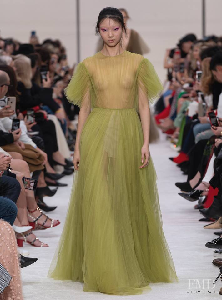 Yoon Young Bae featured in  the Valentino fashion show for Autumn/Winter 2019