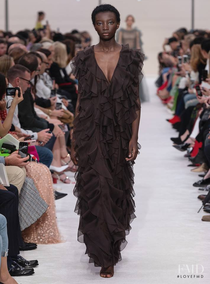 Assa Baradji featured in  the Valentino fashion show for Autumn/Winter 2019