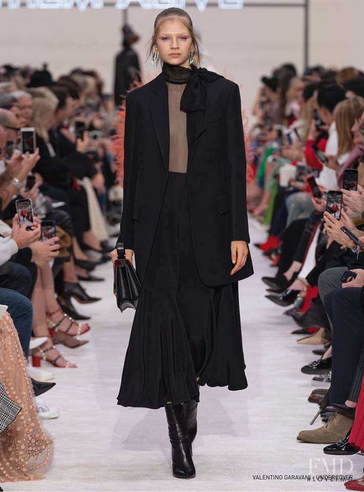 Deirdre Firinne featured in  the Valentino fashion show for Autumn/Winter 2019