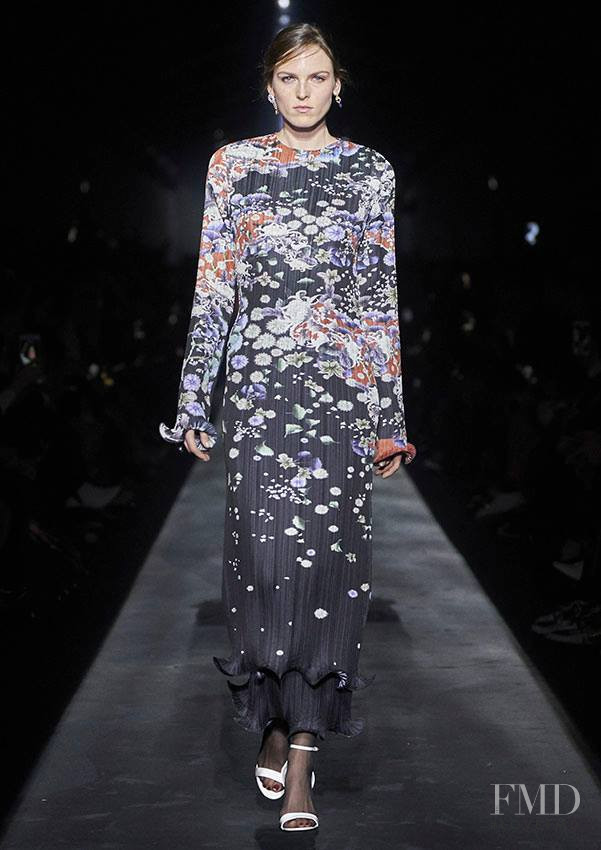 Polina Sova featured in  the Givenchy fashion show for Autumn/Winter 2019
