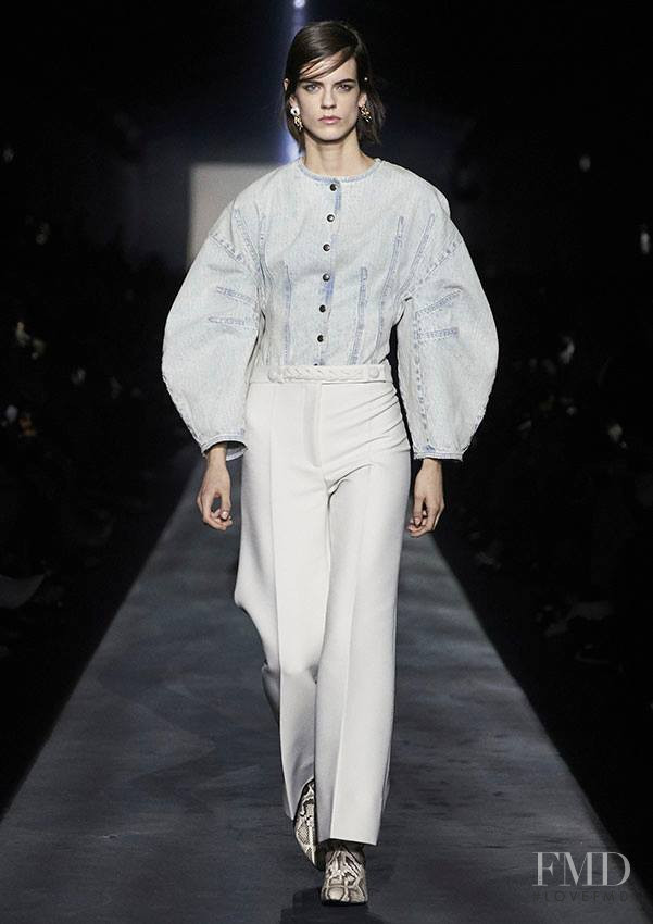 Miriam Sanchez featured in  the Givenchy fashion show for Autumn/Winter 2019